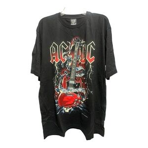 AC/DC Black and Red Short Sleeve Tee NWOT